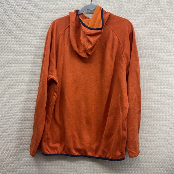 The North Face Men's TNF Full-Zip Hoodie Sweatshirt Men's XL Orange Fleece - Picture 7 of 10